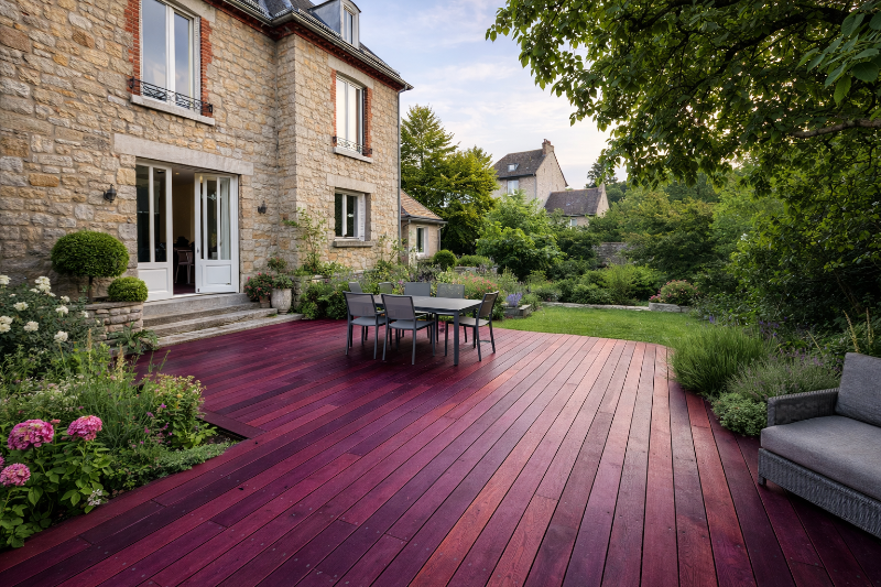 Terrasses exotique Padouk, Amarante, Tamarindo, Muiracatiara 1