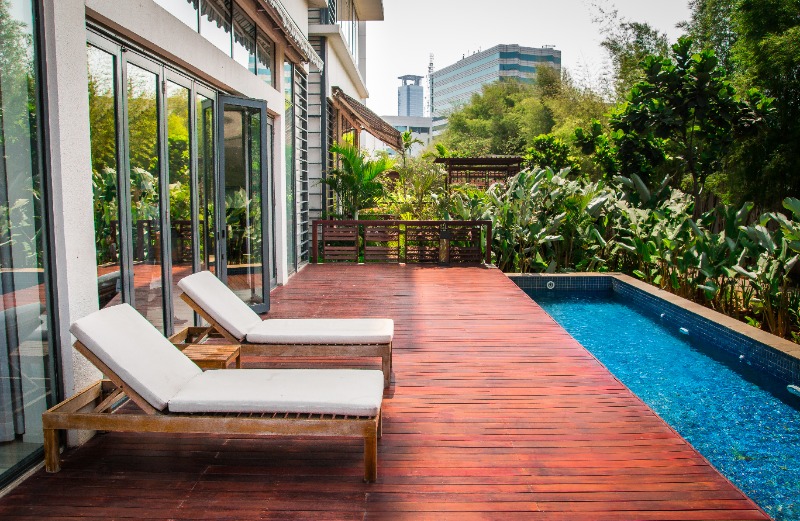 Terrasses exotique Padouk, Amarante, Tamarindo, Muiracatiara 3